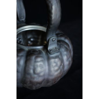 皆川堂 鎚起銅器 南瓜型水注 M063｜骨董店 のびる 古美術 骨董 和風