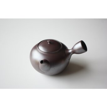 山本広巳 萬古焼 大急須 共箱 P568｜骨董店 のびる 古美術 骨董 和風