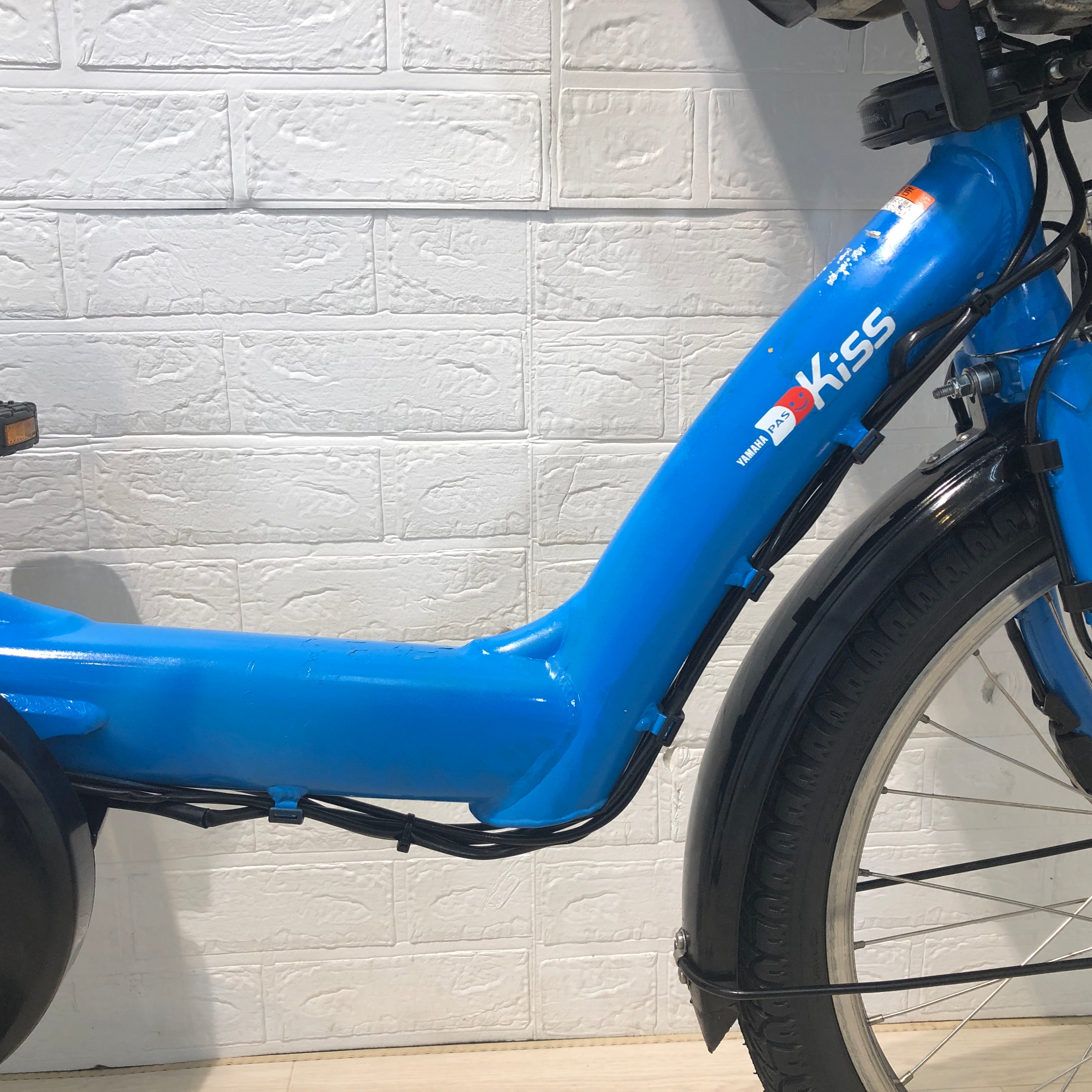 ヤマハ PAS Kiss mini パス キッス ミニ ブルー 20インチ YM034【中古