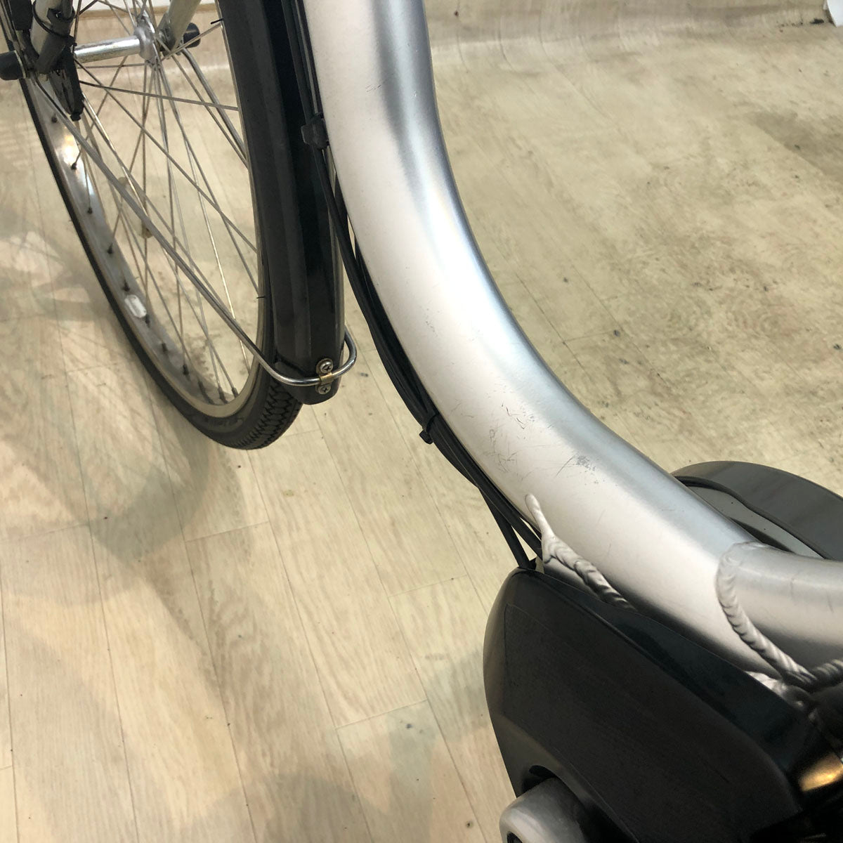 中古電動自転車 ヤマハ PAS ナチュラ L シルバー 26インチ YD096 – e
