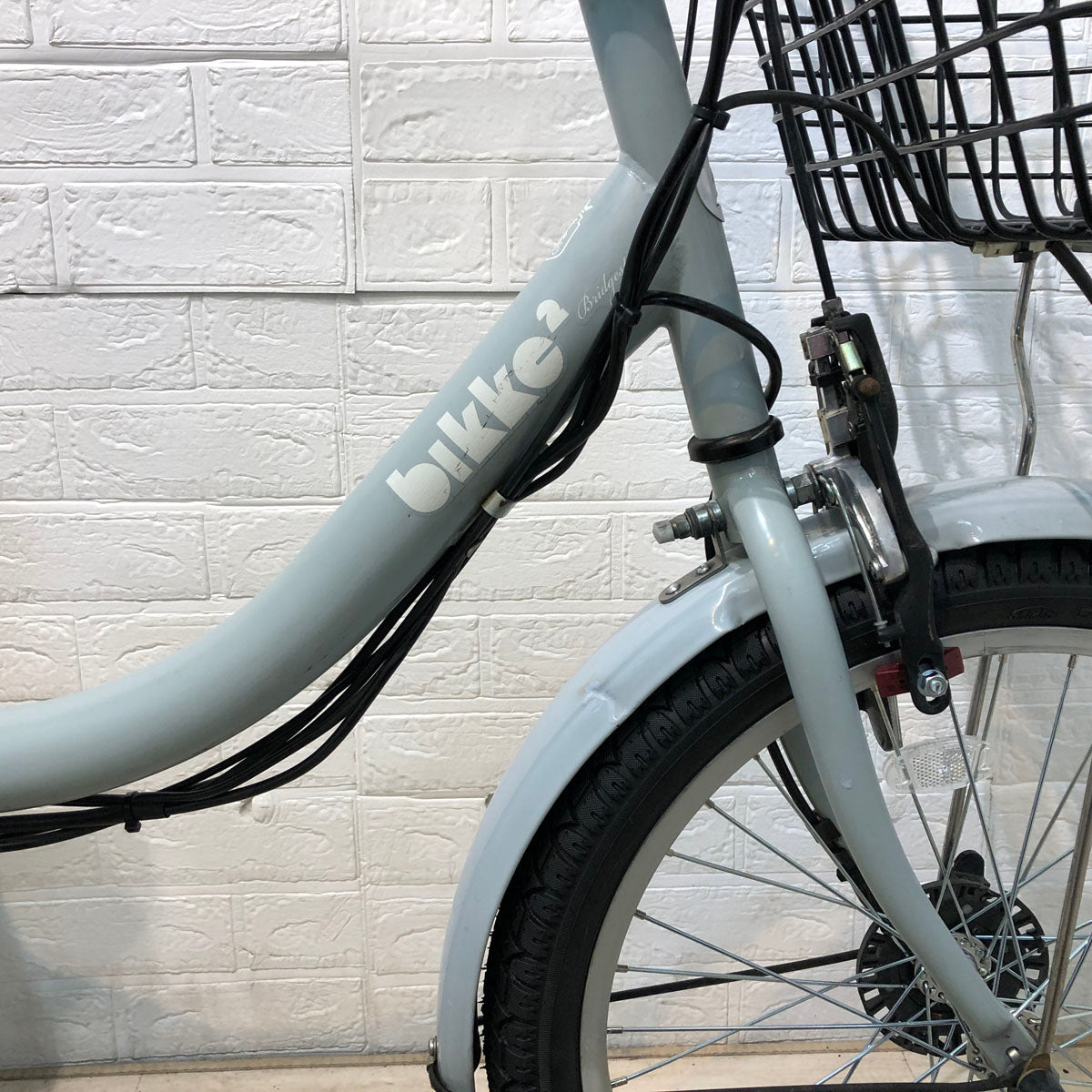 中古電動自転車 ブリヂストン bikke 2 e ビッケ ツー イー グレー 20