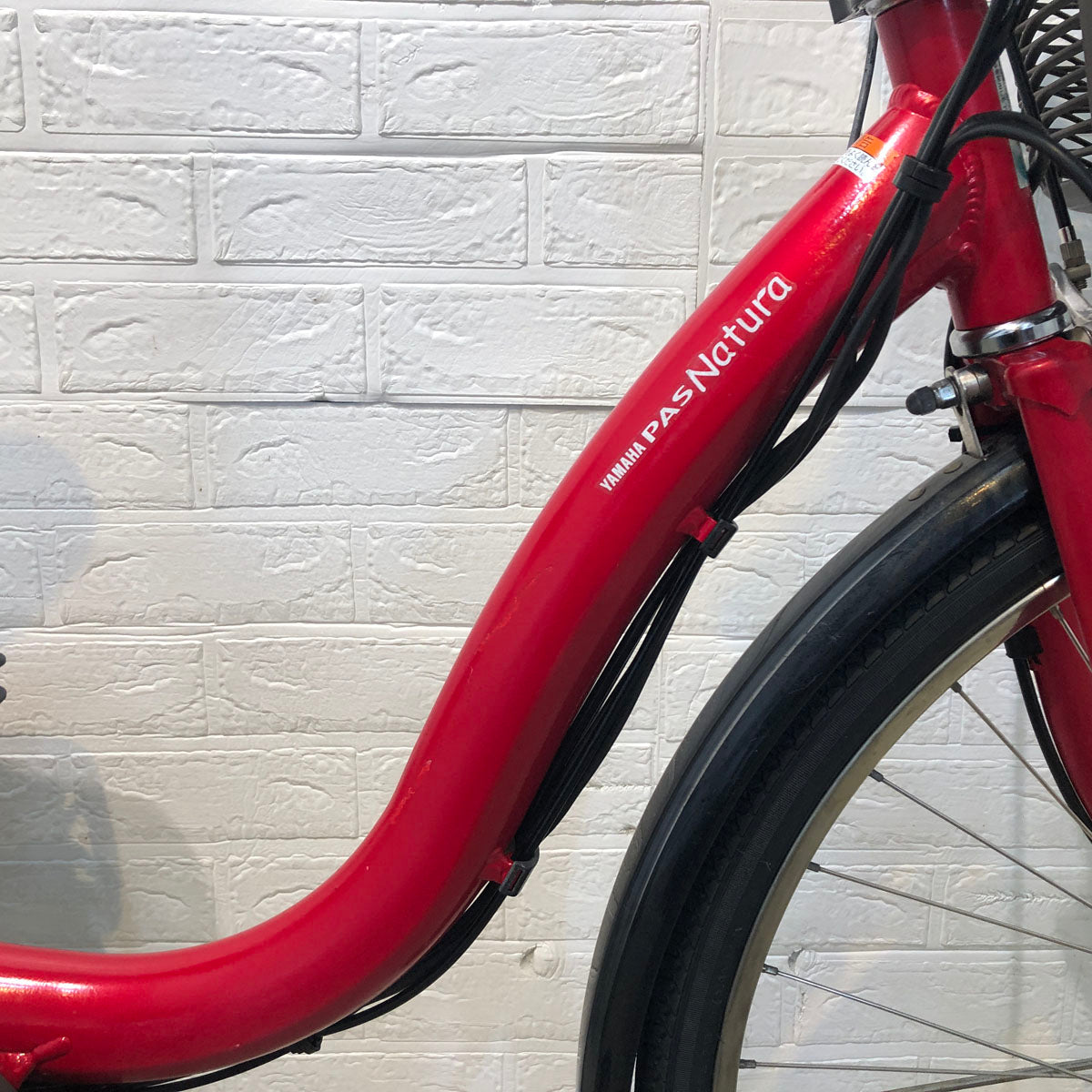 中古電動自転車 ヤマハ PAS ナチュラ XL レッド 26インチ YD069 – e