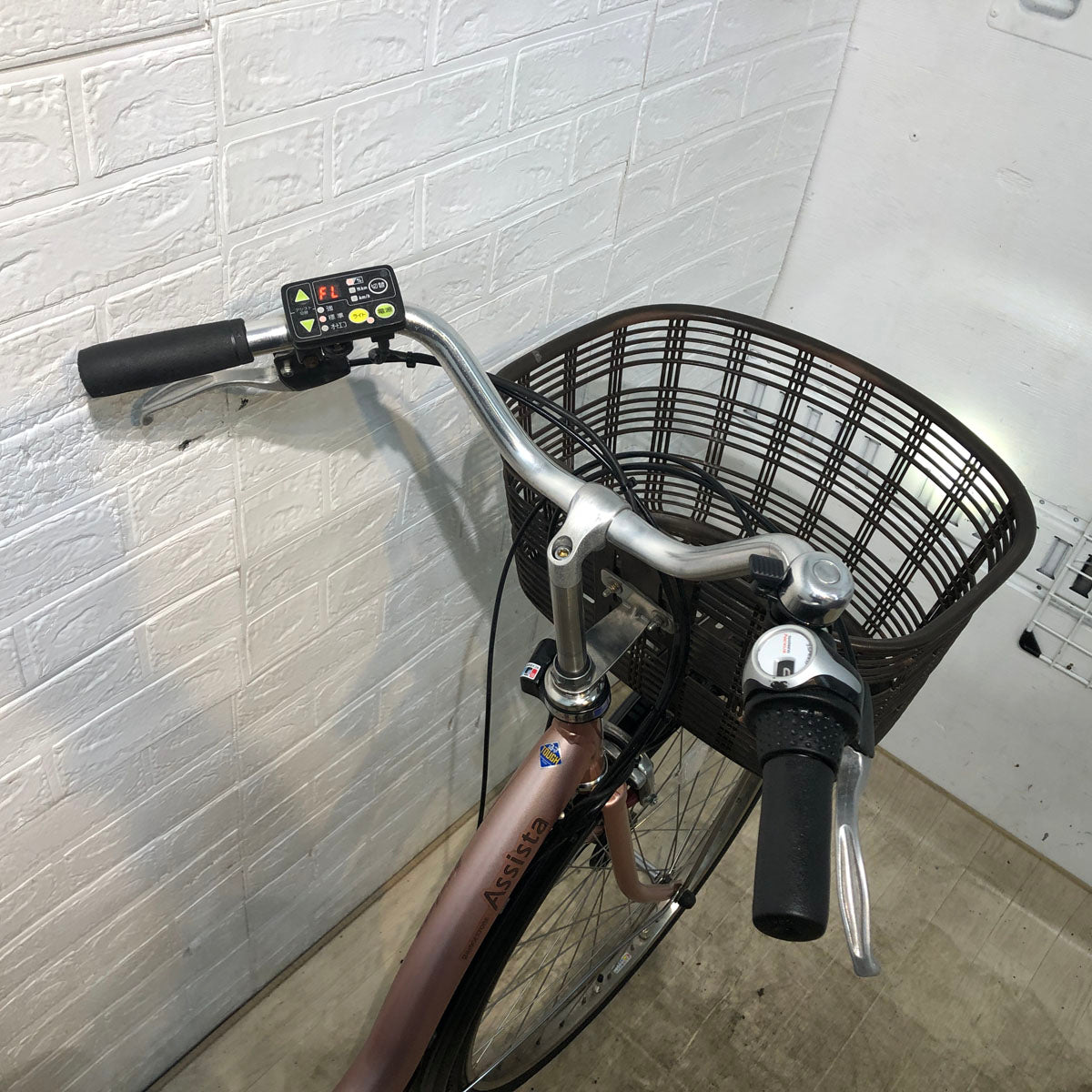 中古電動自転車 ブリヂストン アシスタ DX ピンク 26インチ YD077 – e