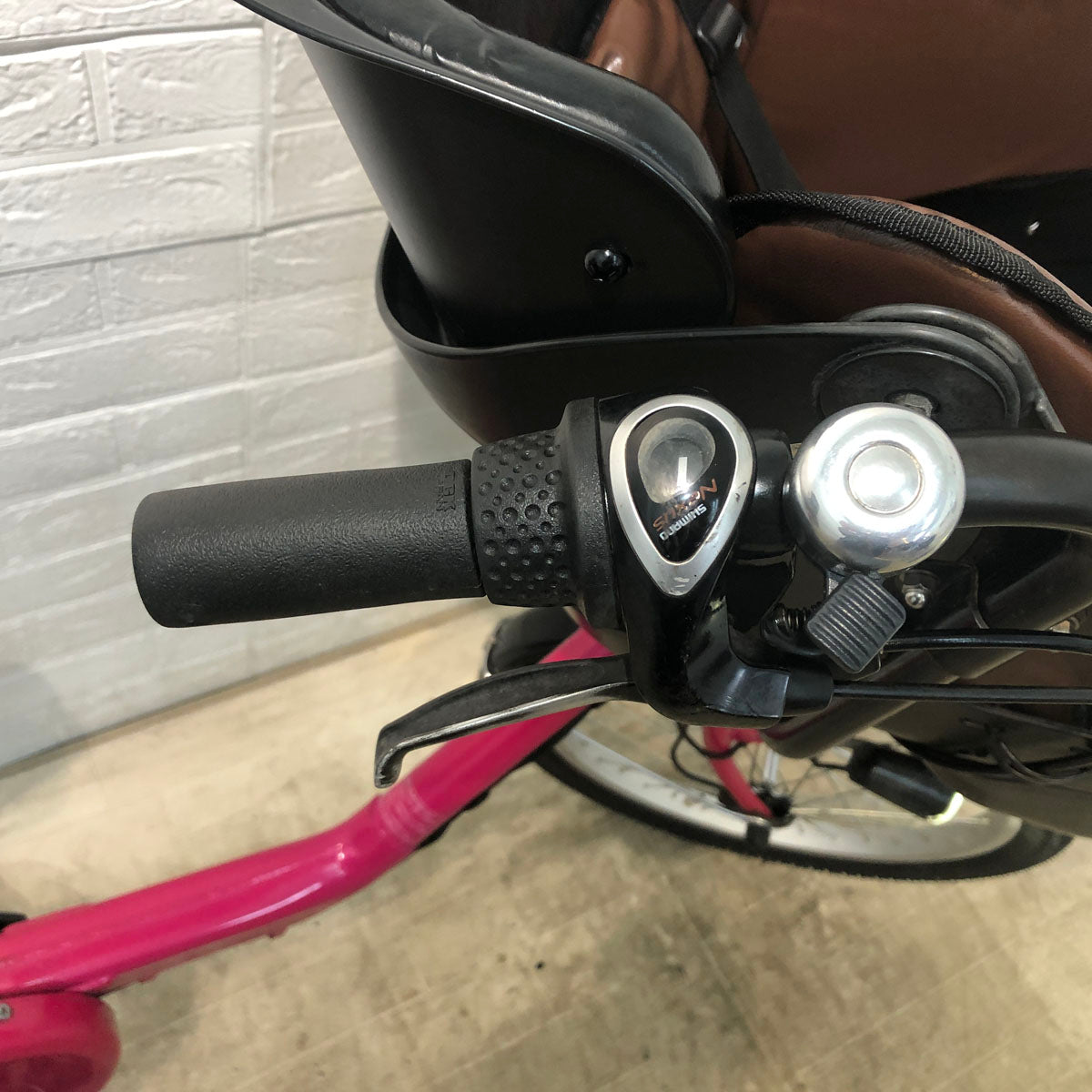 中古電動自転車 新品バッテリー パナソニック ギュット ミニ DX ピンク