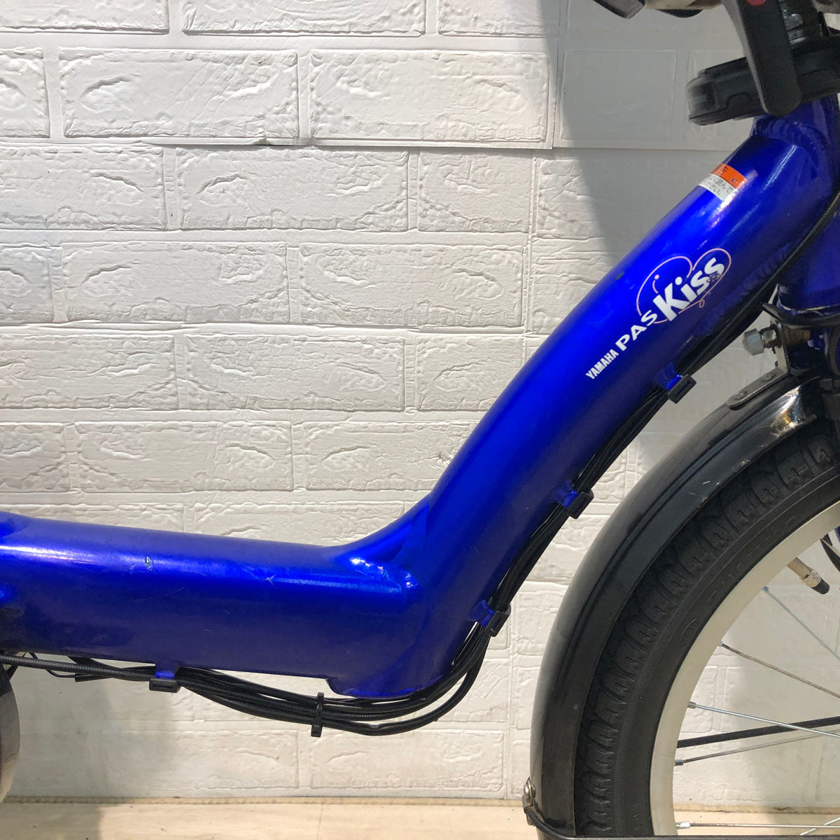 ヤマハ PAS Kiss mini パス キッス ミニ ブルー 20インチ YS077【中古