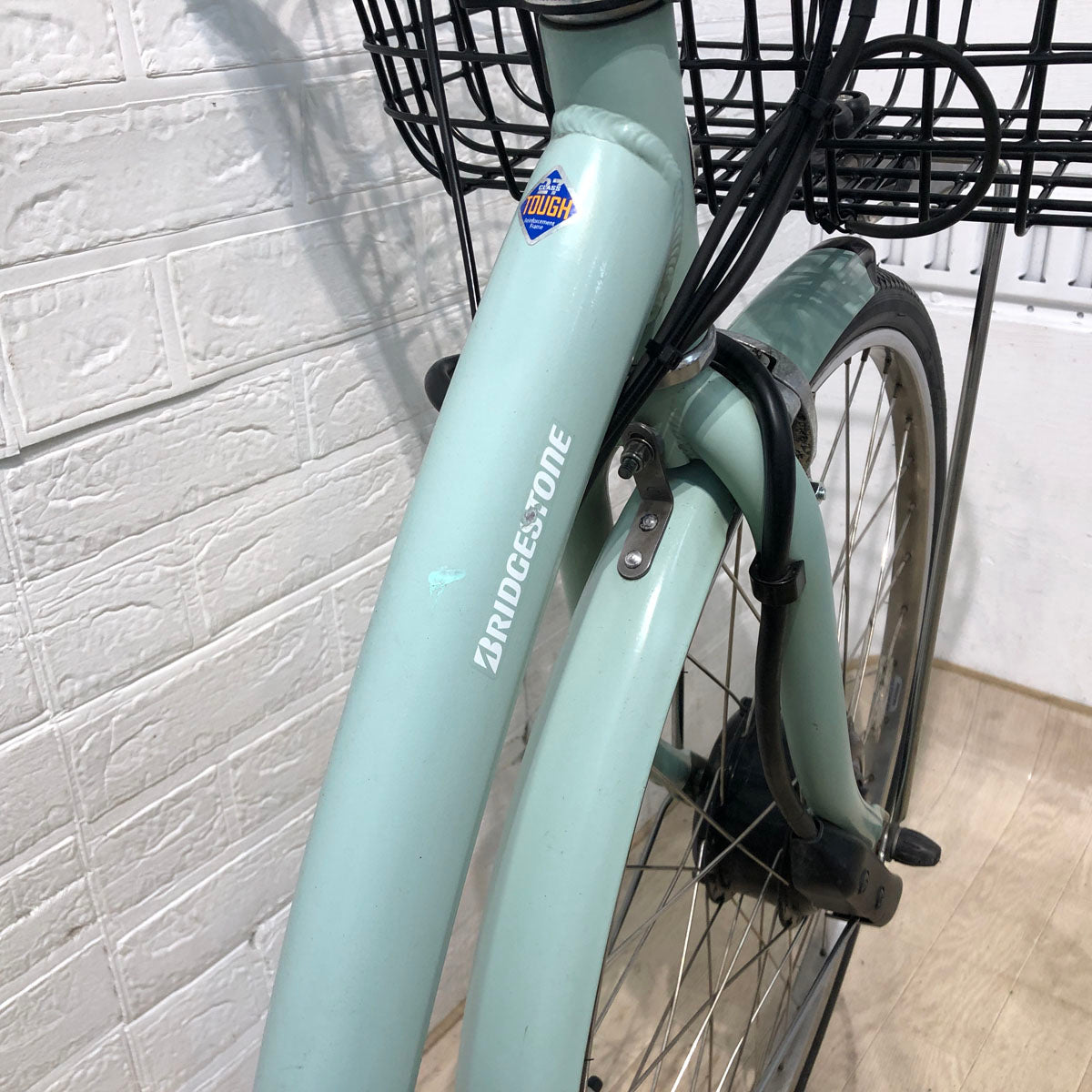 中古電動自転車 ブリヂストン フロンティア ロング 26インチ ミント
