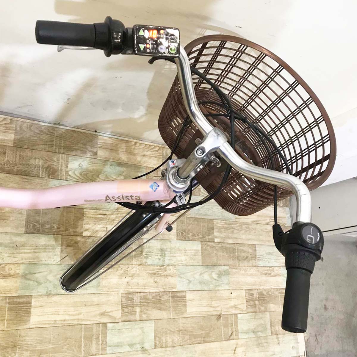 中古電動自転車 ブリヂストン アシスタ ロイヤル ピンク 26インチ