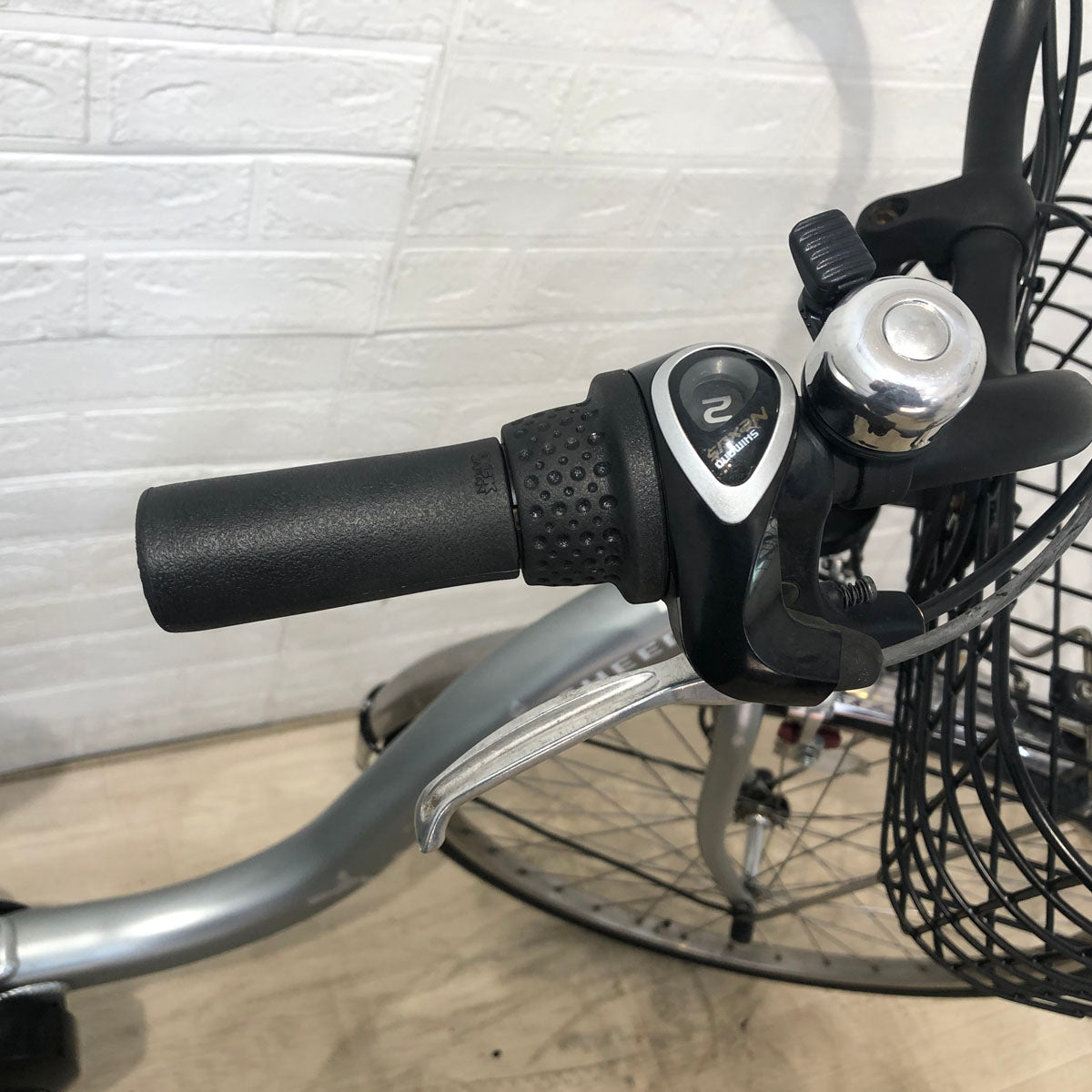 中古電動自転車 ヤマハ PAS Cheer パス チア シルバー 26インチ YC062