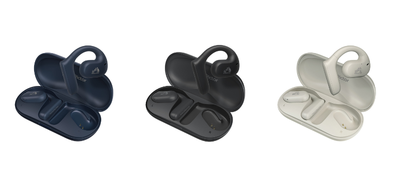 新製品】耳をふさがない新構造の完全ワイヤレスイヤホン #Victor「HA