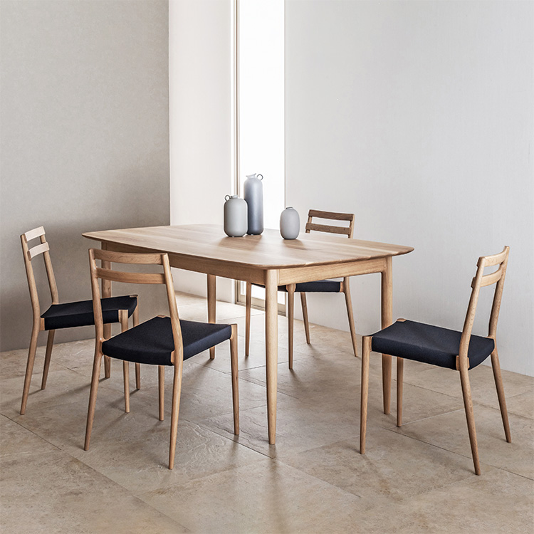 KUNST CERVO アームレスチェア CB7600 ブラック ピュアオーク 通販