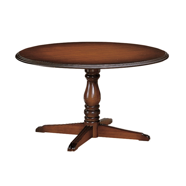 円形ダイニングテーブル 幅120cm コロニアルウォールナット 通販