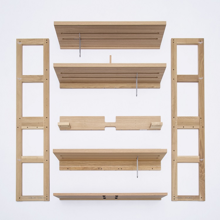 Buona scelta 書棚 オープンタイプ 幅105cm QT3085 ピュアオーク 通販