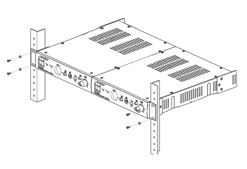 販売終了【IZA/ZA RACK MNT KIT】BOSE IZA / ZA アンプ用 ラック
