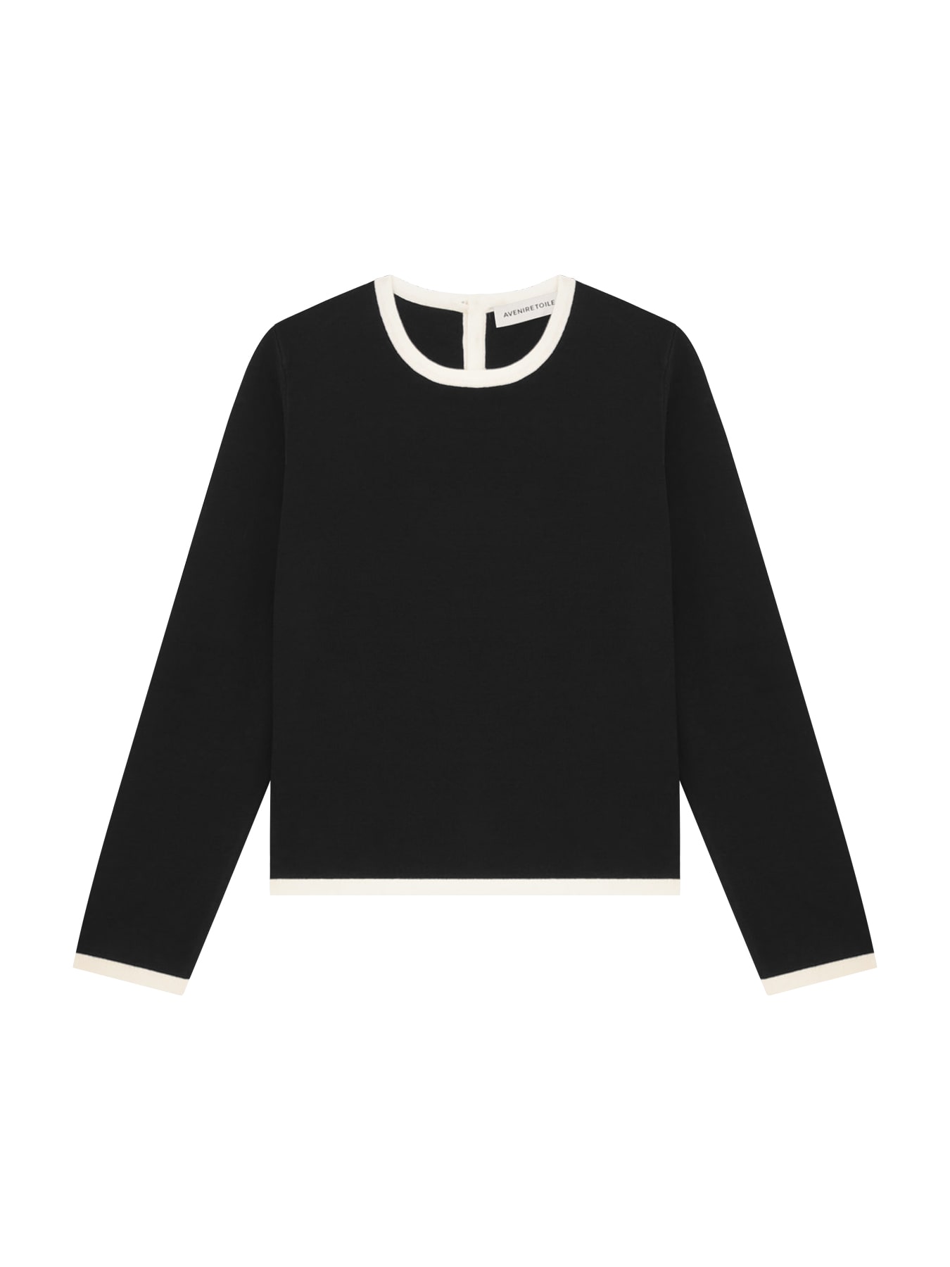 バイカラーデザインニットプルオーバー: AVENIRETOILE公式通販｜m-i-d