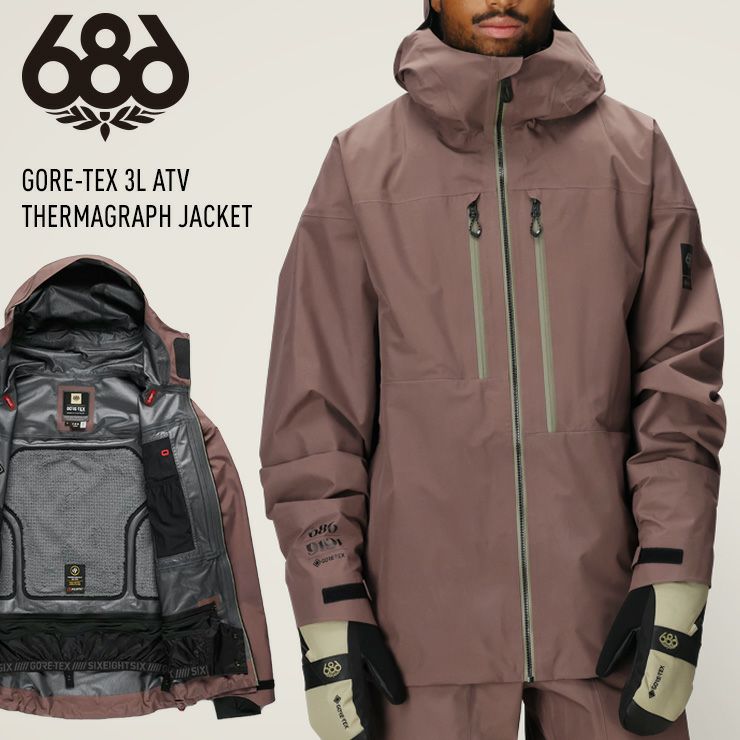 25-26 686 シックスエイトシックス GORE-TEX 3L ATV THERMAGRAPH