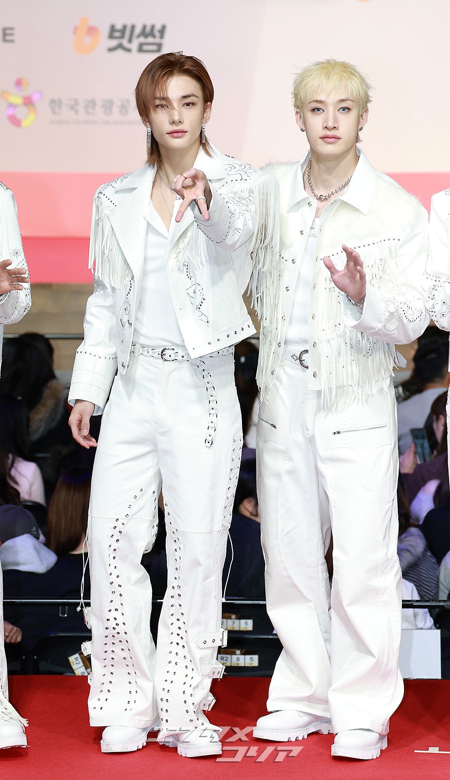 フォト】Stray Kidsヒョンジン＆フィリックス 魅力的なヘアスタイル