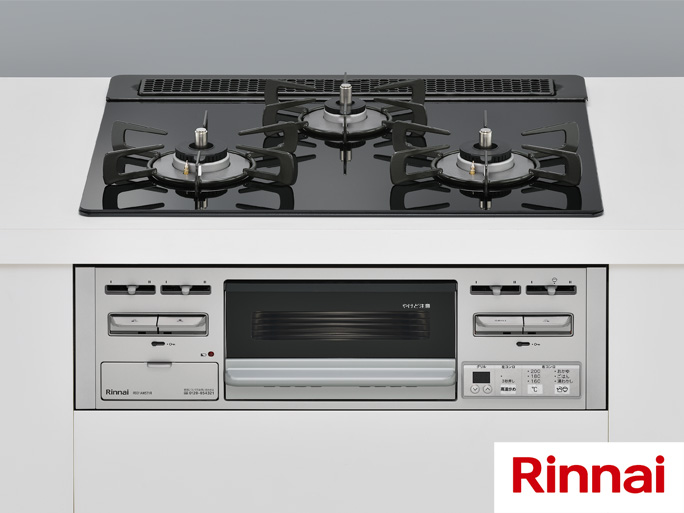 ガスコンロ-06 6thグレード スタンダード RB31AM5T1RVW Rinnai ekrea