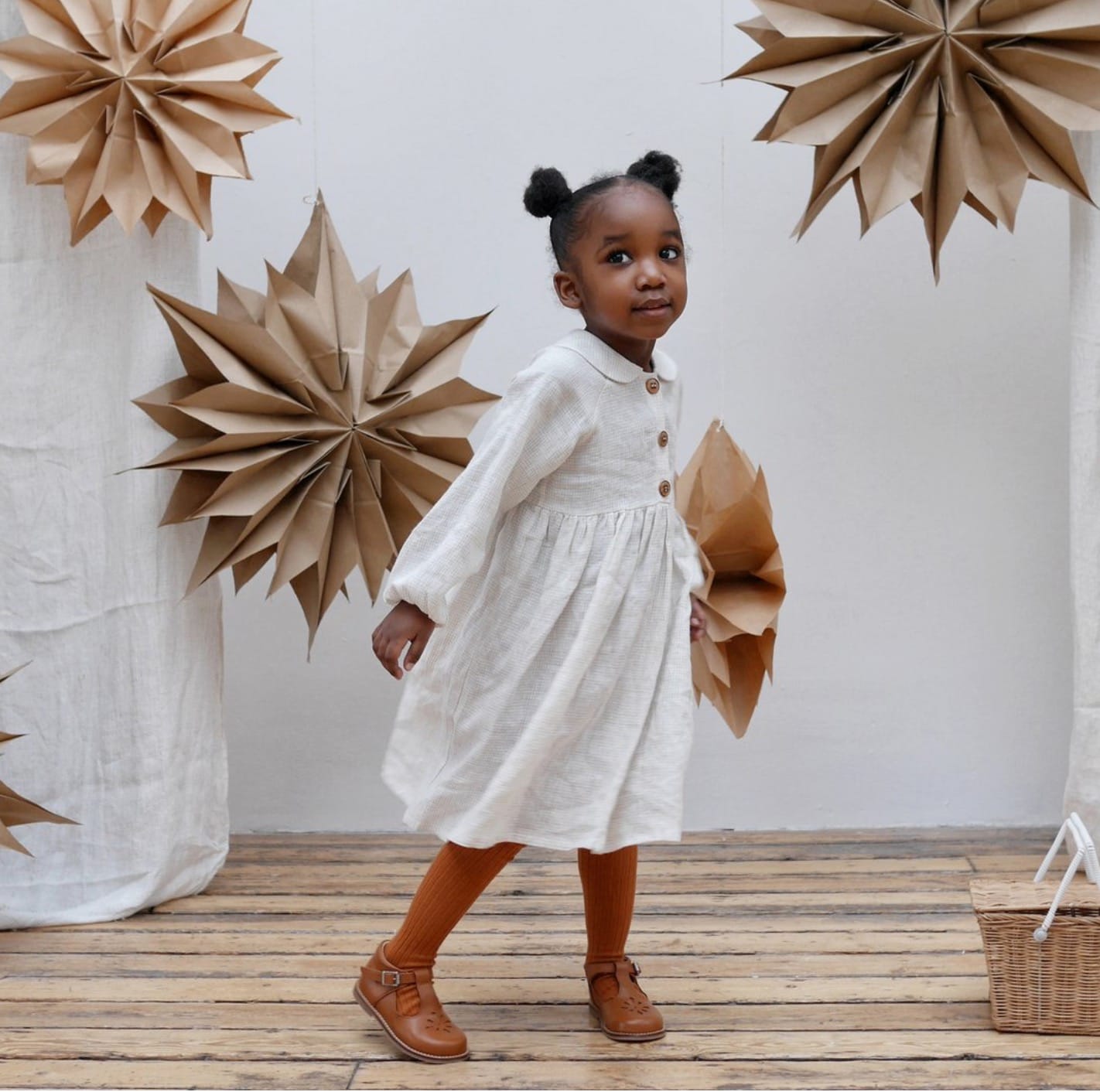 アポリナ apolina ワンピース 2-3y アポリナ ワンピース Apolina