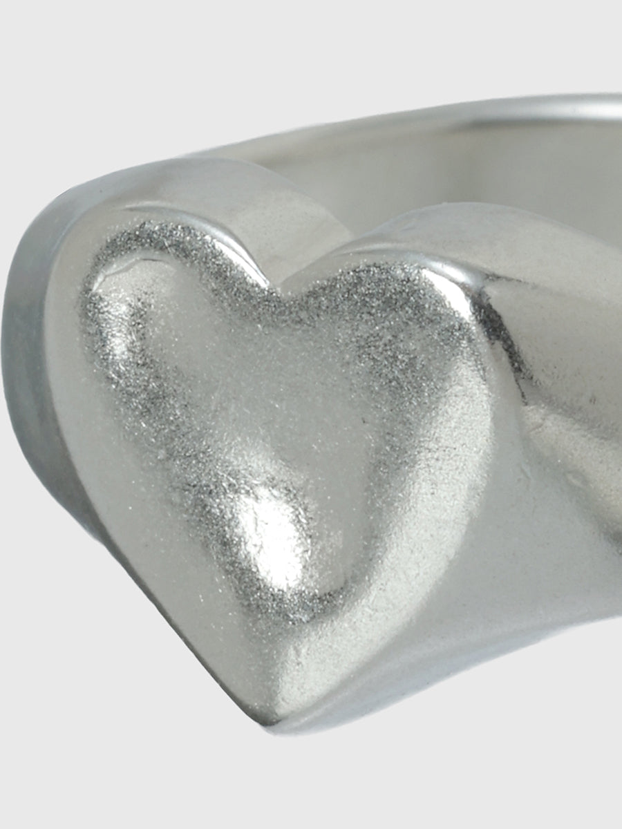 TEN.】ハートシグネットリング SV 5号