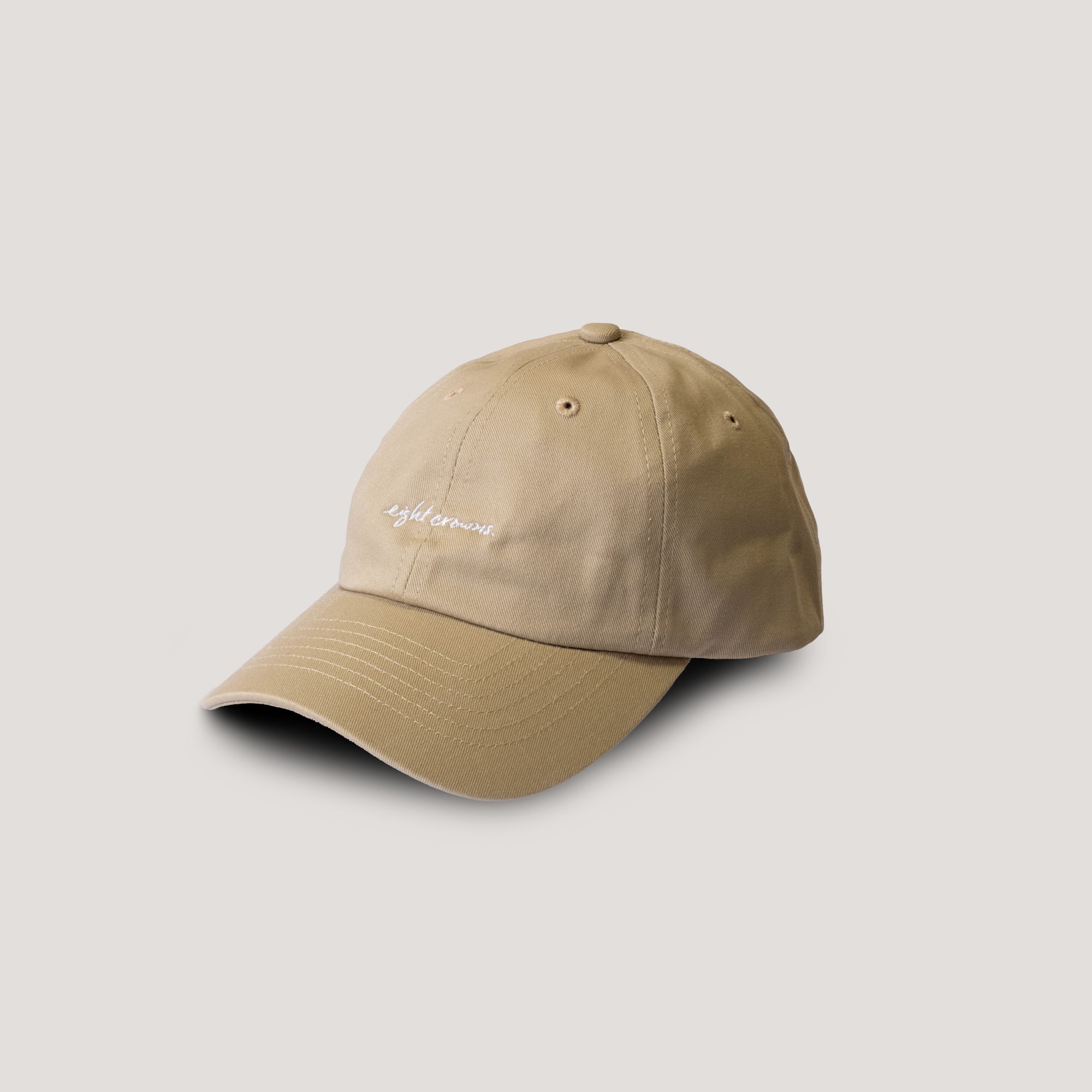 EIGHT CROWNS CURSIVE LOGO CAP