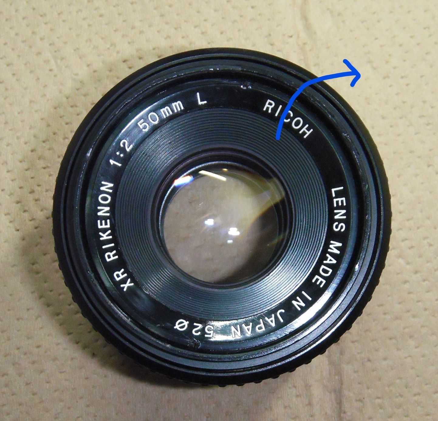 RICOH XR RIKENON 50mm F2L ジャンクレンズ分解修理: ねこの空中散歩
