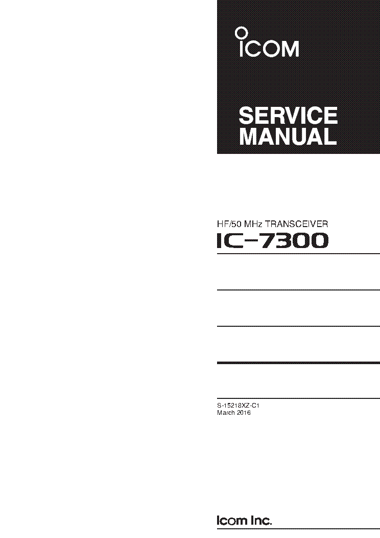 ICOM IC-1271 Service Manual download, schematics, eeprom, repair