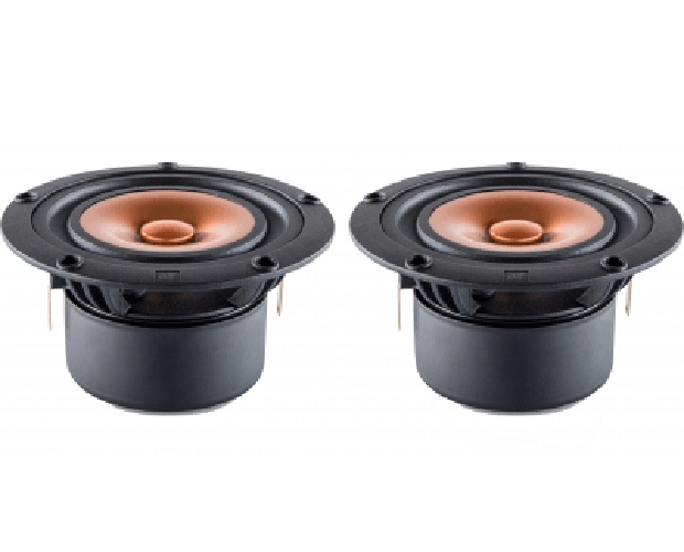 10cmメタルコーンフルレンジスピーカー (ゴールド) (2本ペア)△航空便