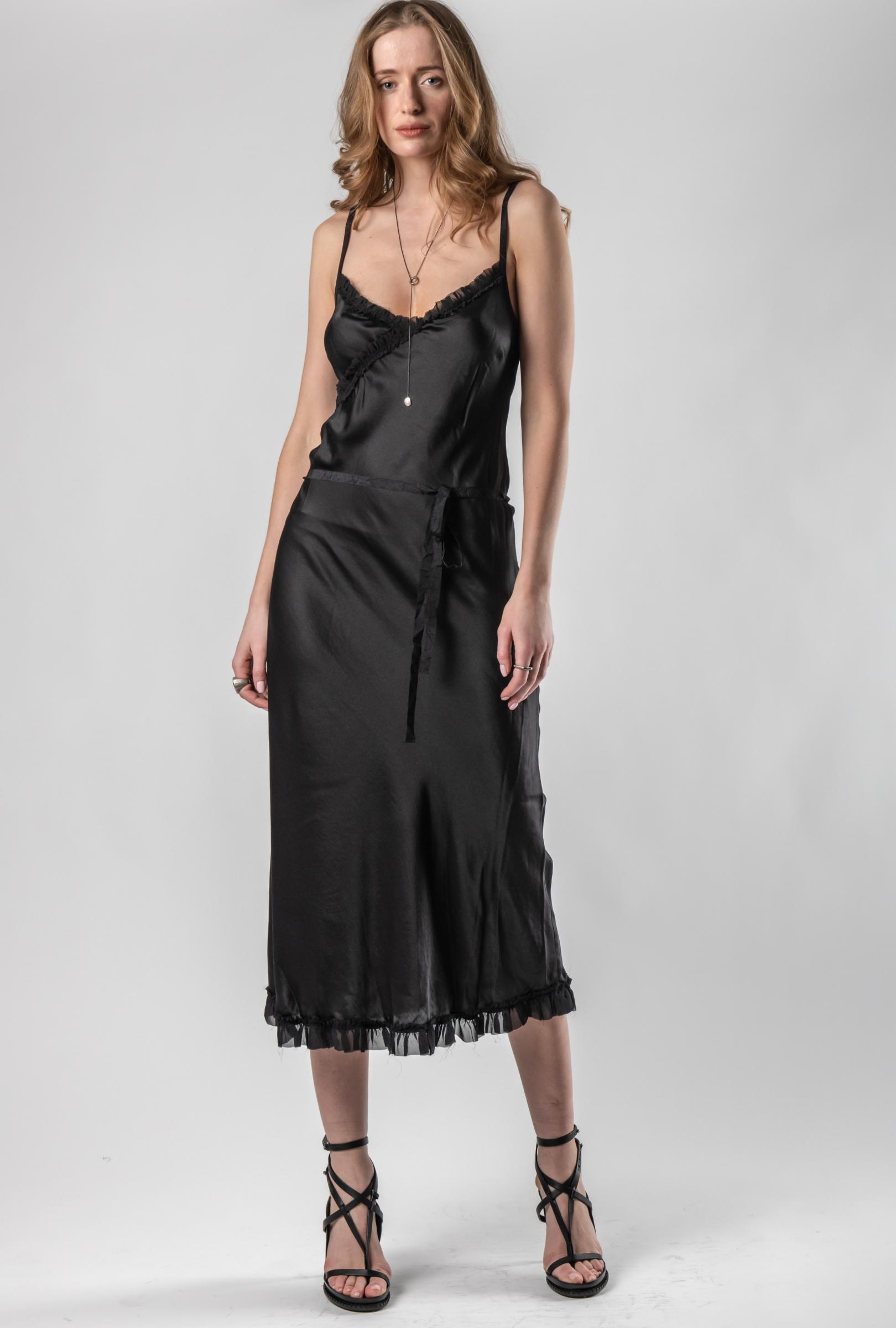 Ann Demeulemeester DRESS NANETTE BLACK + GEORGIA | Elixirgallery