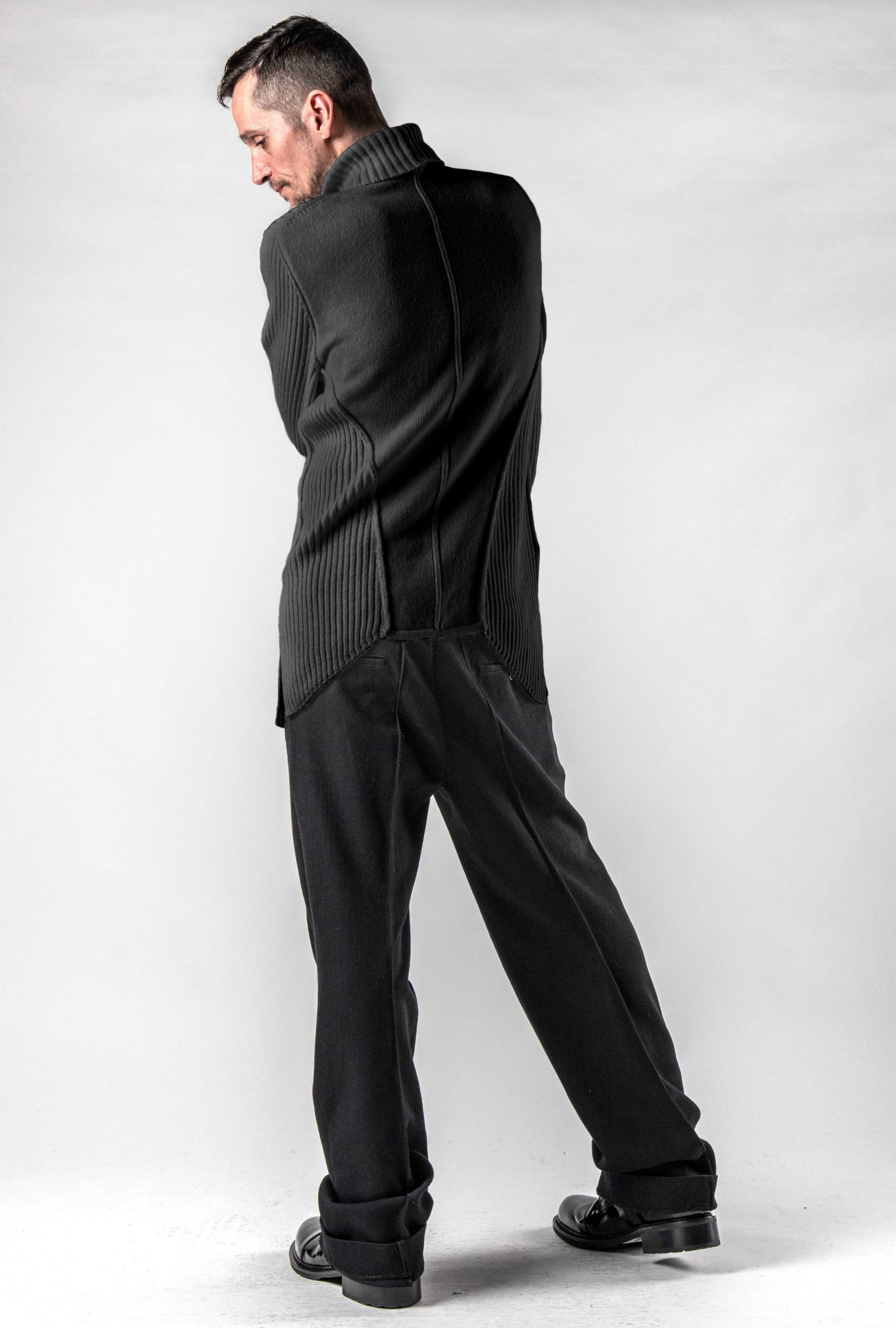 Ann Demeulemeester Elongated Knitted Turtleneck | Elixirgallery