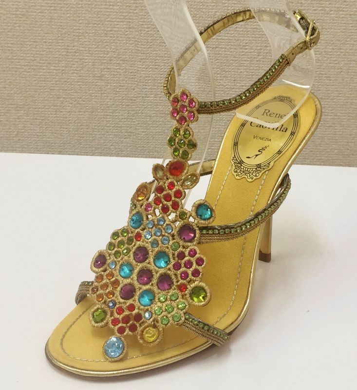 RENE CAOVILLA(レネカオヴィラ)フラワーモチーフカラフル