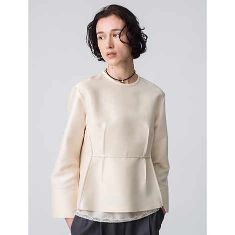 ebure(エブール)｜カシミアファーニット キャミソール/ベージュ の通販