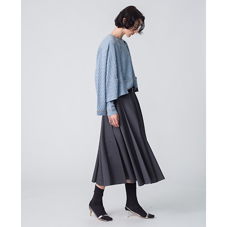 ebure(エブール)｜リアクティブデニム ワイドストレートパンツ