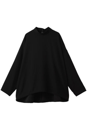 ENFOLD(エンフォルド)｜HIGH-NECK WIDE PULLOVER/ブラック の通販