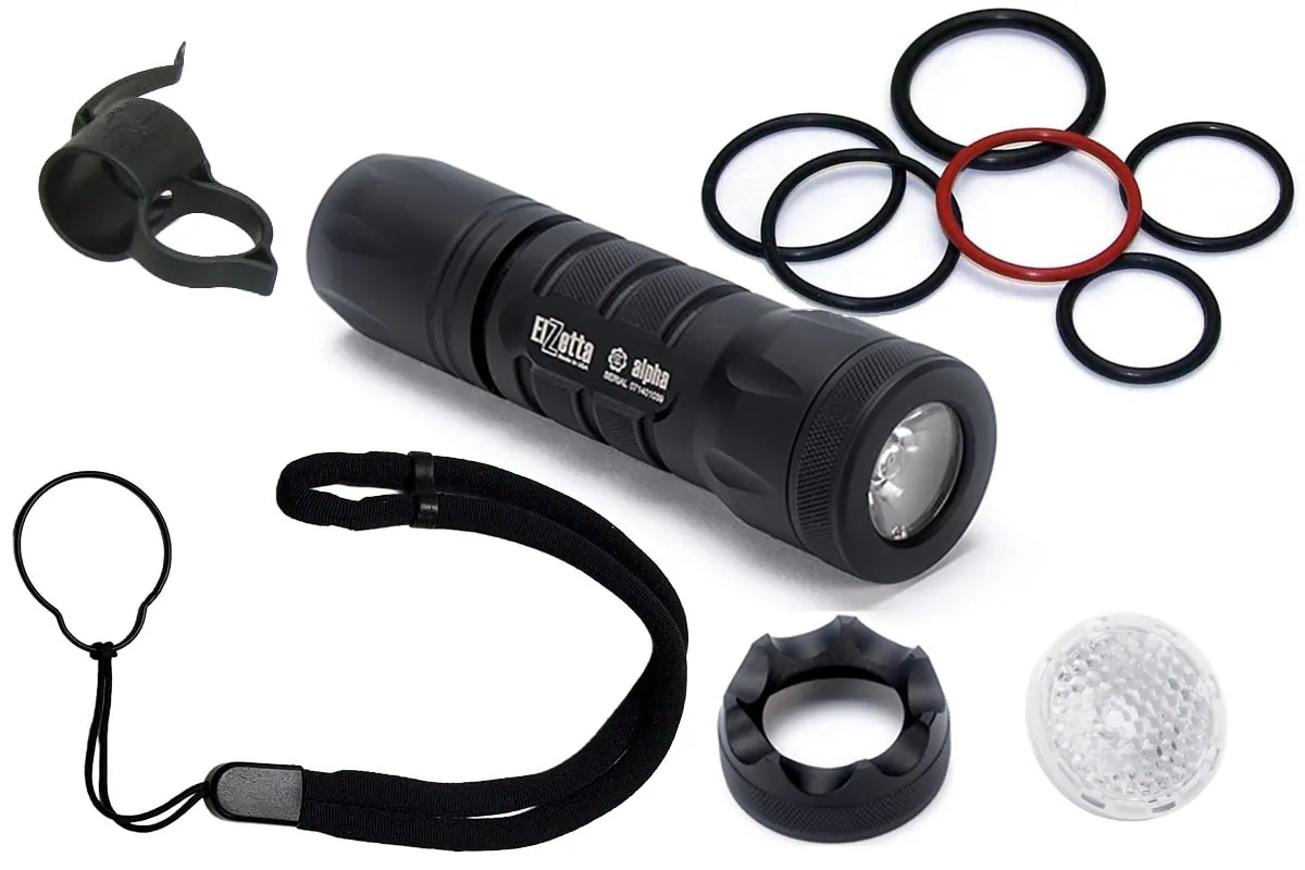 Deluxe Kit for A113 1-Cell Flashlight » A113-KIT » Elzetta