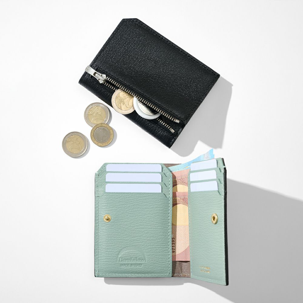 スマートカードウォレット BLACK*TURQUOISE | ラルコバレーノ公式通販