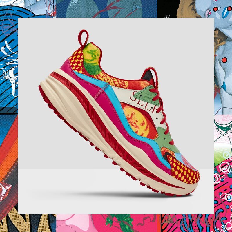 UGG×横尾忠則の作品をデザインに落とし込んだ厚底スニーカー登場！有名