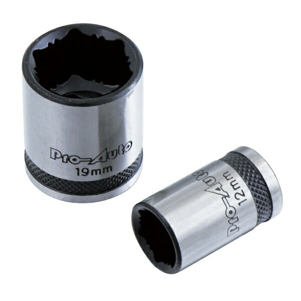 Pro-Auto 9.5sq.ノンスリップソケットセット BNS-310S 3/8 9.5mm 10点