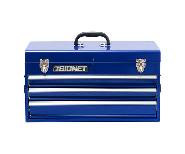 シグネット 3段ツールボックス ブルー トレイ無 (54381)(4712818648317