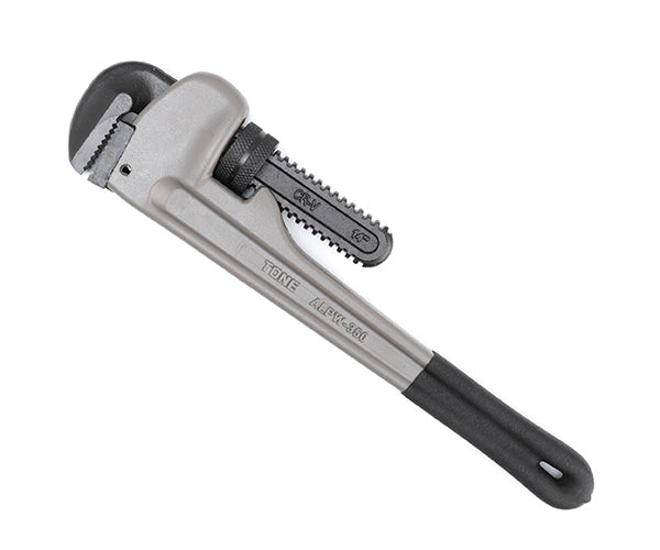 TONE パイプレンチ(アルミ製) 全長327mm 口開き70mm (ALPW-350