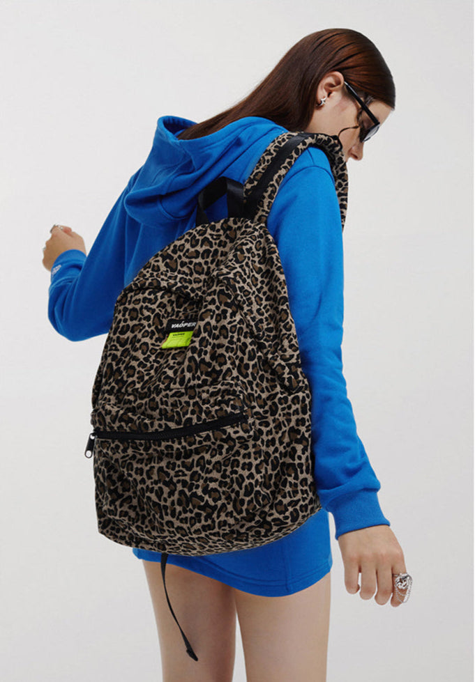 VAOPER ヒョウ柄リュック E0284 エムニエム EMUNIEM EMUNIEM
