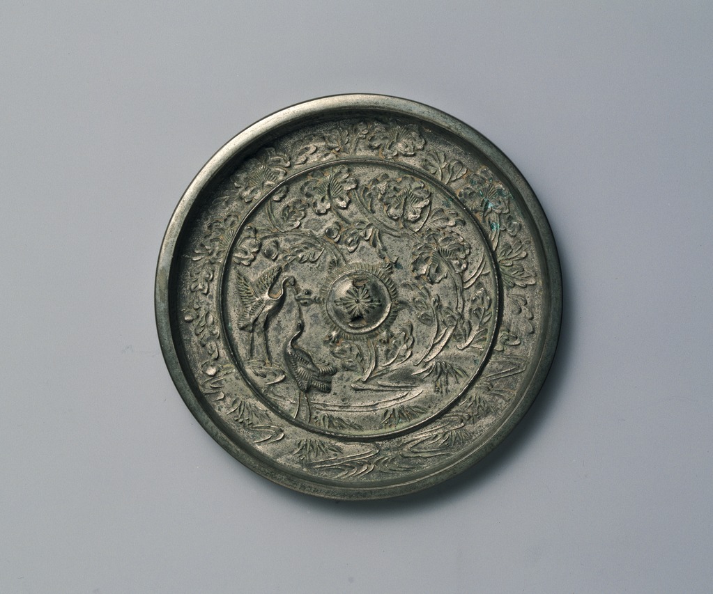 e国宝 - 松椿蒔絵手箱内容品 白銅鏡