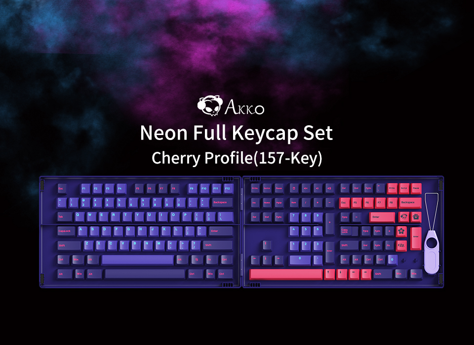 Neon Keycap Set | Akko Official Global Site