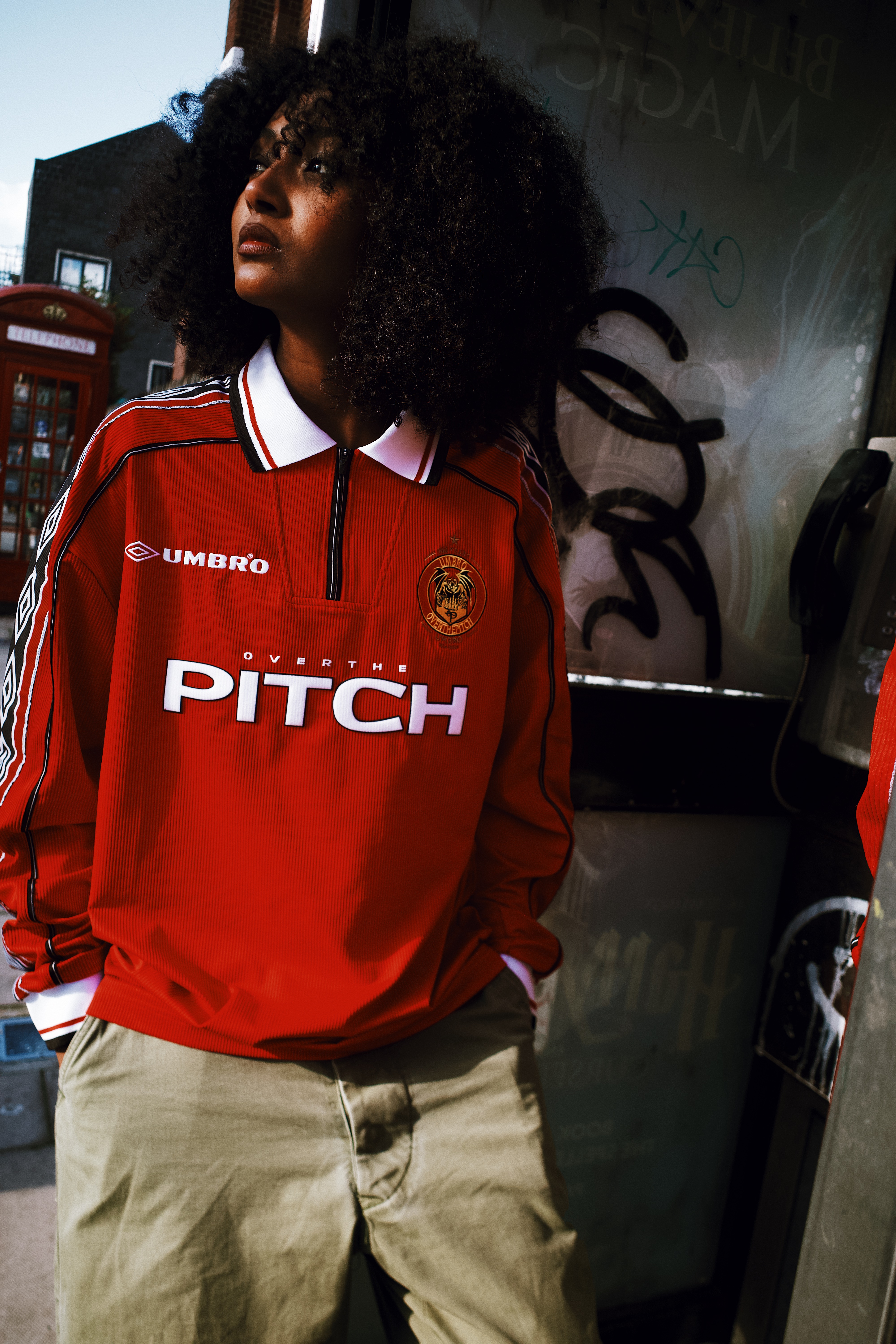 OVER THE PITCH X UMBRO 100TH ANNIVERSARY HOMAGE FOOTBALL JERSEY