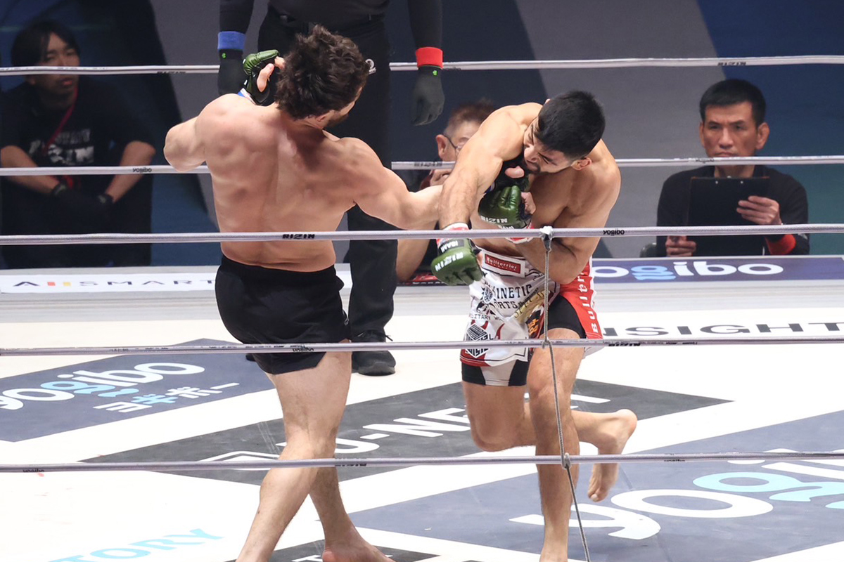 RIZIN】強すぎるサトシ、あっという間に決めた三角で一本勝ち 試合後は