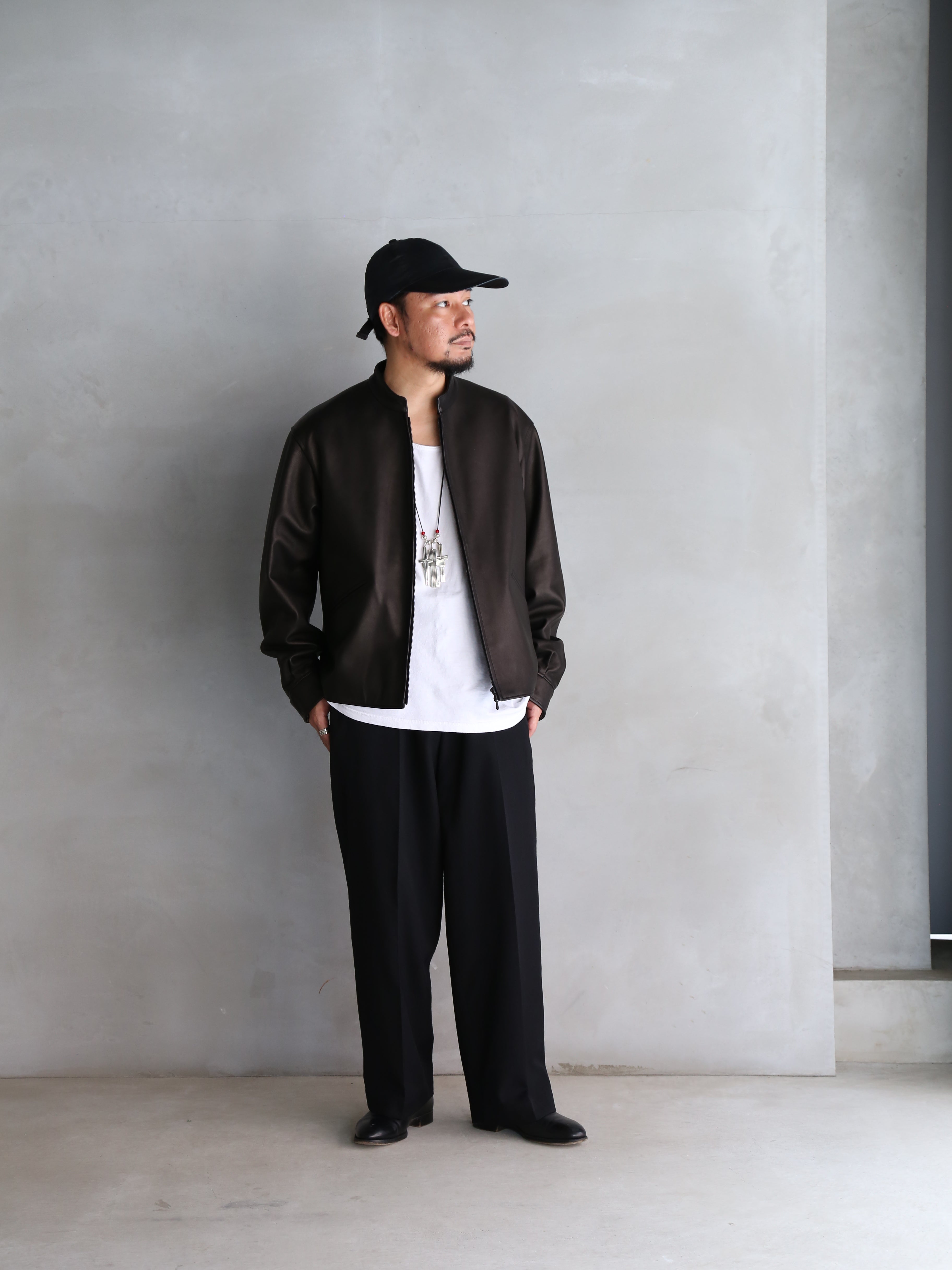 blurhms】Lamb Leather Zip Short Jacket (Mens) – End on End.