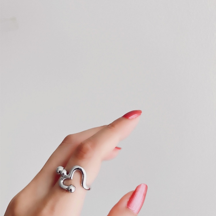 R-487) ハートリング / #10 | ビーズ・パーツなどのハンドメイドパーツ