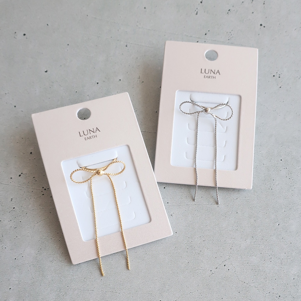 R-380) チェーンリボンリング | ビーズ・パーツなどのハンドメイド