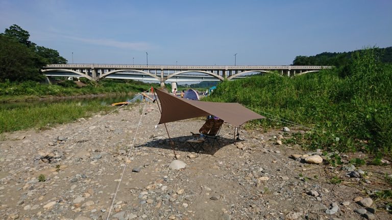 小川タープ「システムタープ ペンタ3×3」の使い勝手をデイキャン