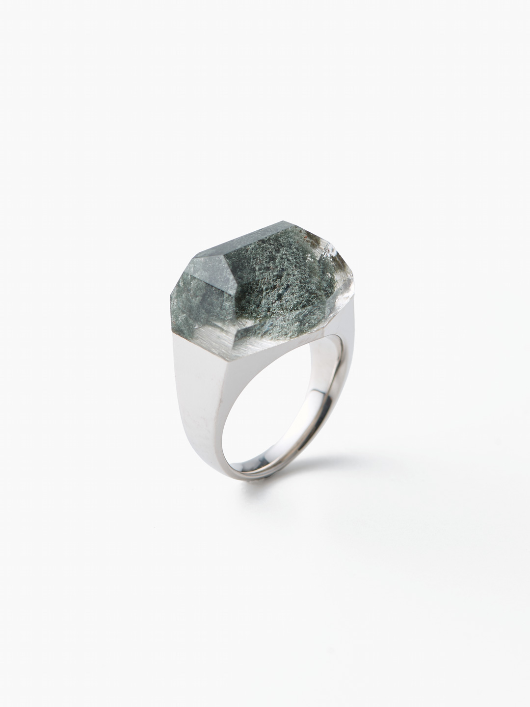 bororo(ボロロ) | ロックリング ガーデン クオーツ - シルバー