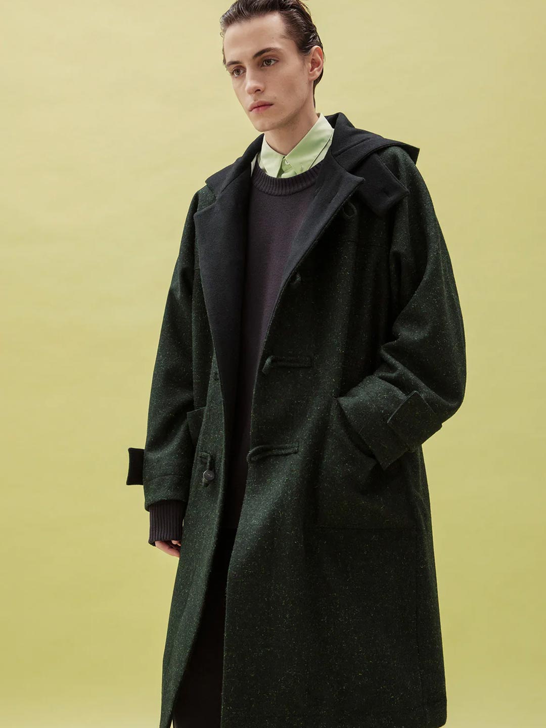 OVERCOAT(オーバーコート) | スペックル ウール ダッフル コート